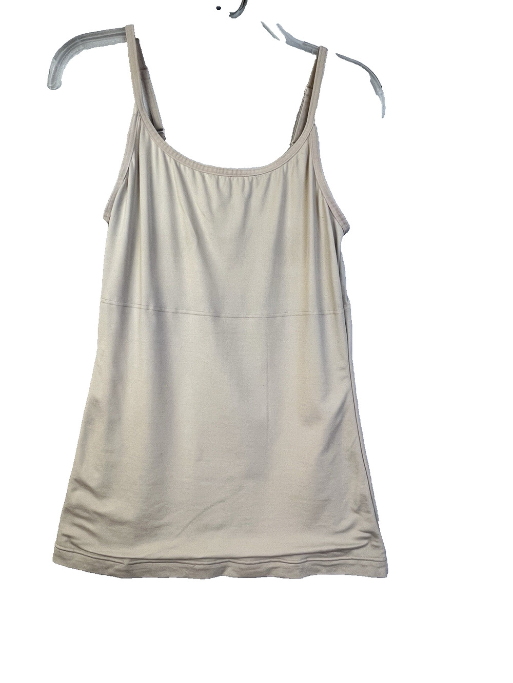 Maidenform Camisole Tank Top Nude Long Length Firming Shaper Lightweight P3266